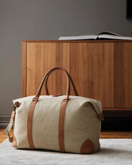 Custom recycled canvas duffle bag Vinga Bosler - 9