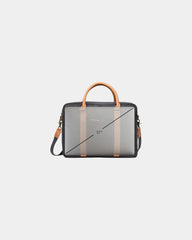 Custom recycled canvas laptop bag Vinga Bosler - 7