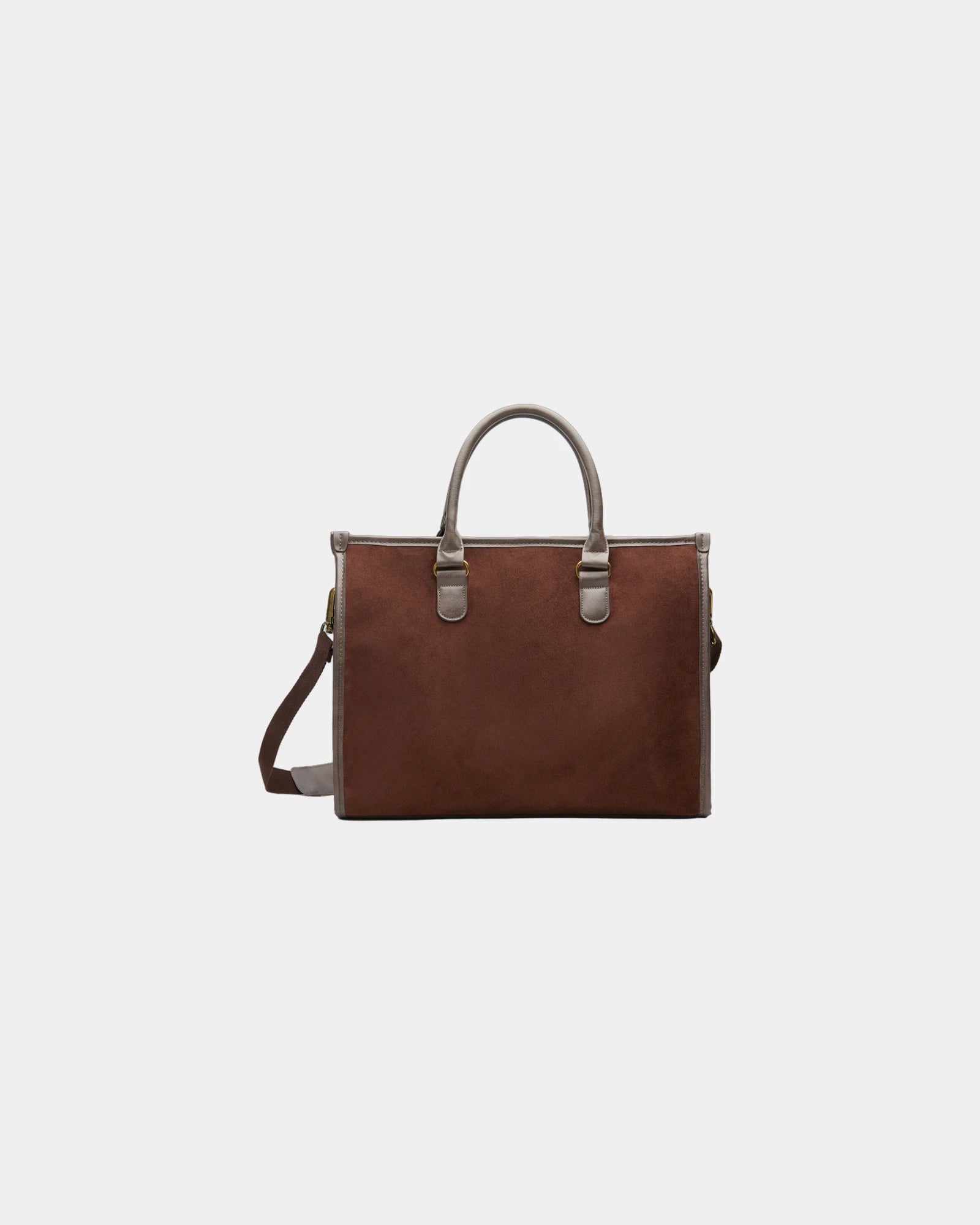 Custom polyester laptop bag Vinga Hunton - Brown