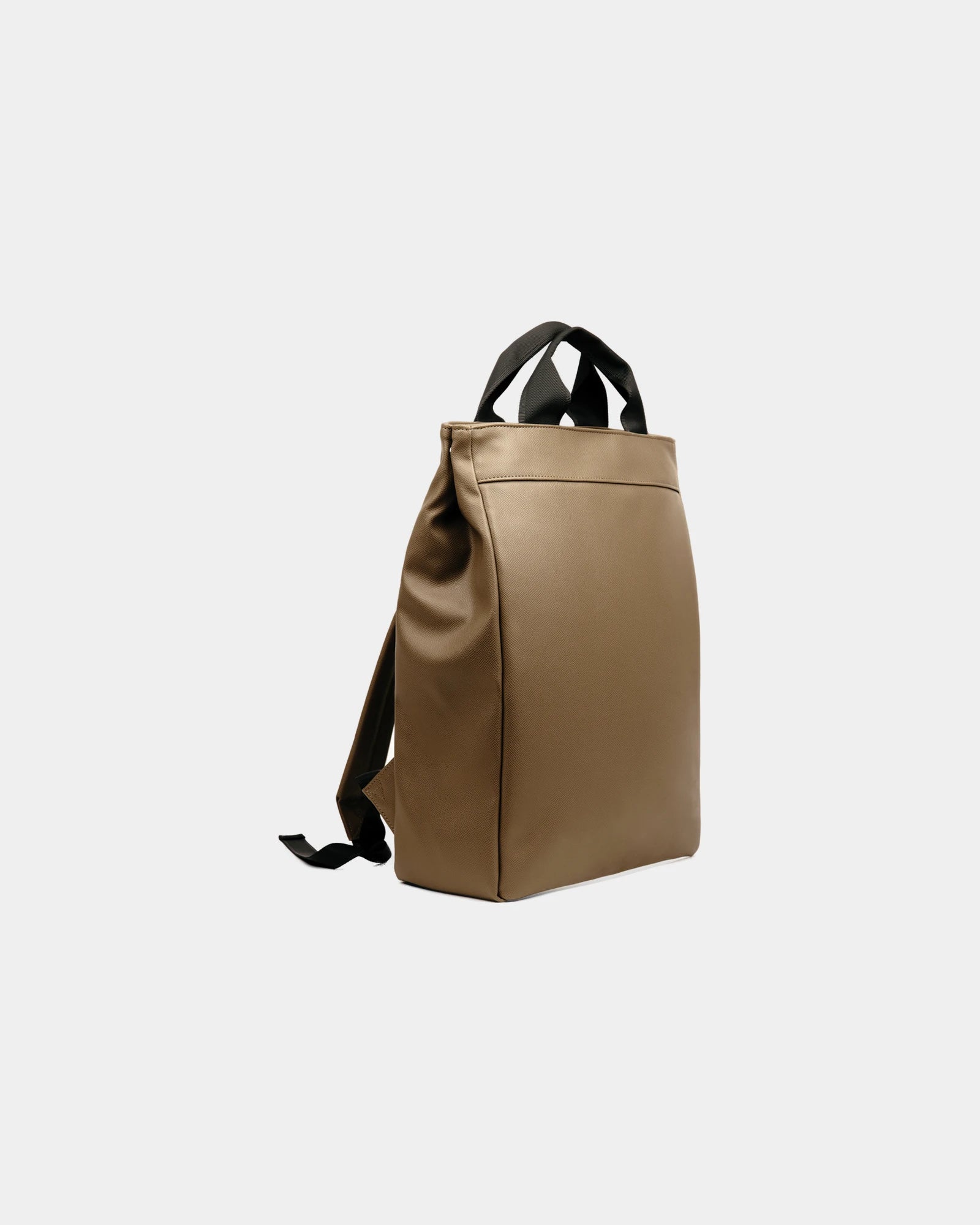 Custom recycled PU backpack Vinga Bermond - Brown
