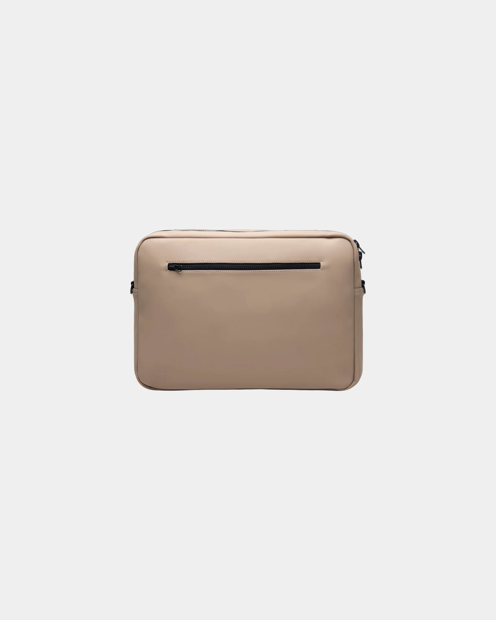 Custom recycled polyester laptop backpack Vinga Baltimore - Greige
