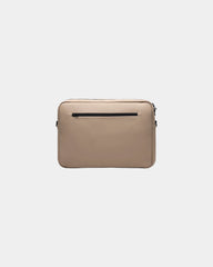 Custom recycled polyester laptop backpack Vinga Baltimore - Greige