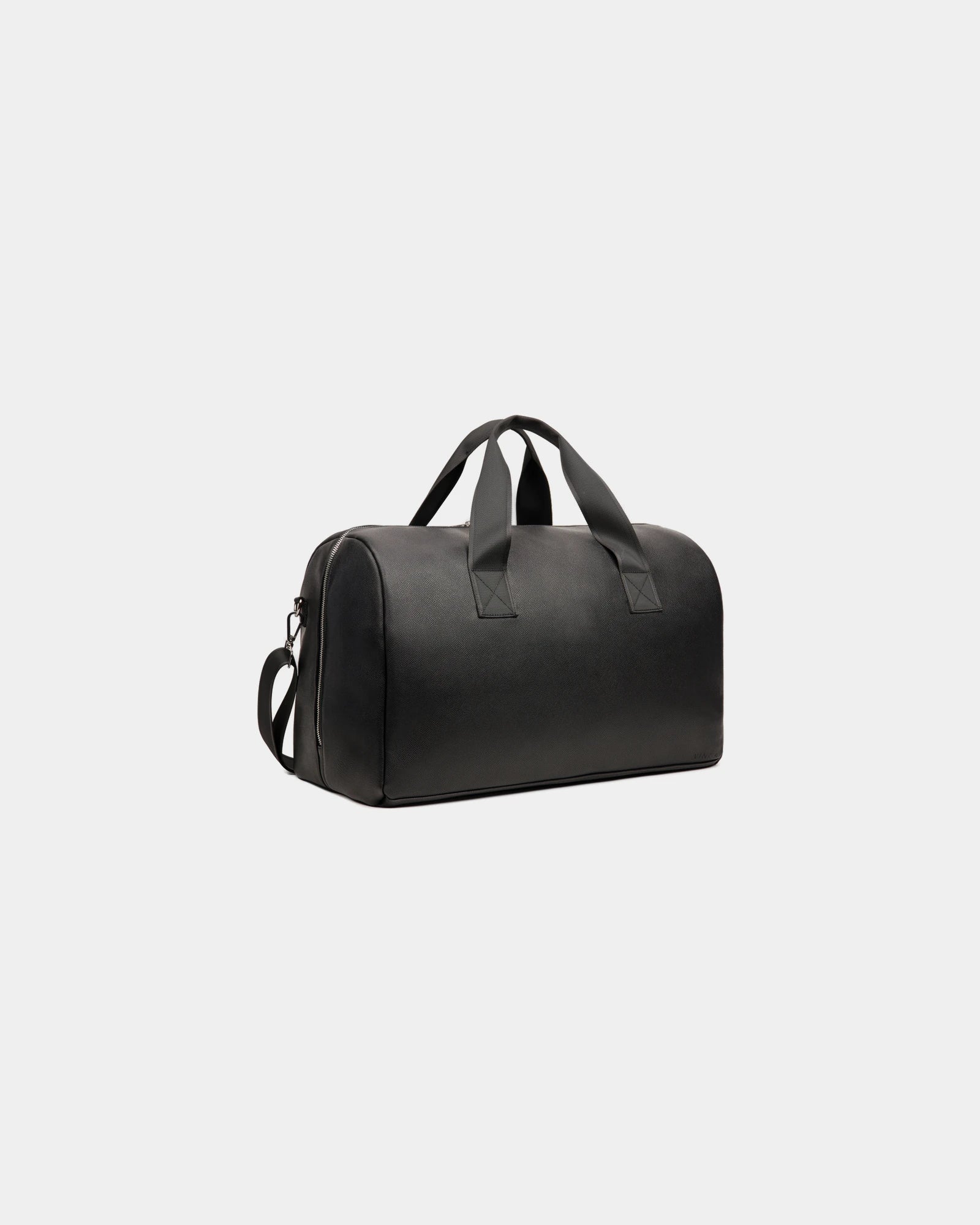 Custom recycled PU weekend bag Vinga Bermond - Black