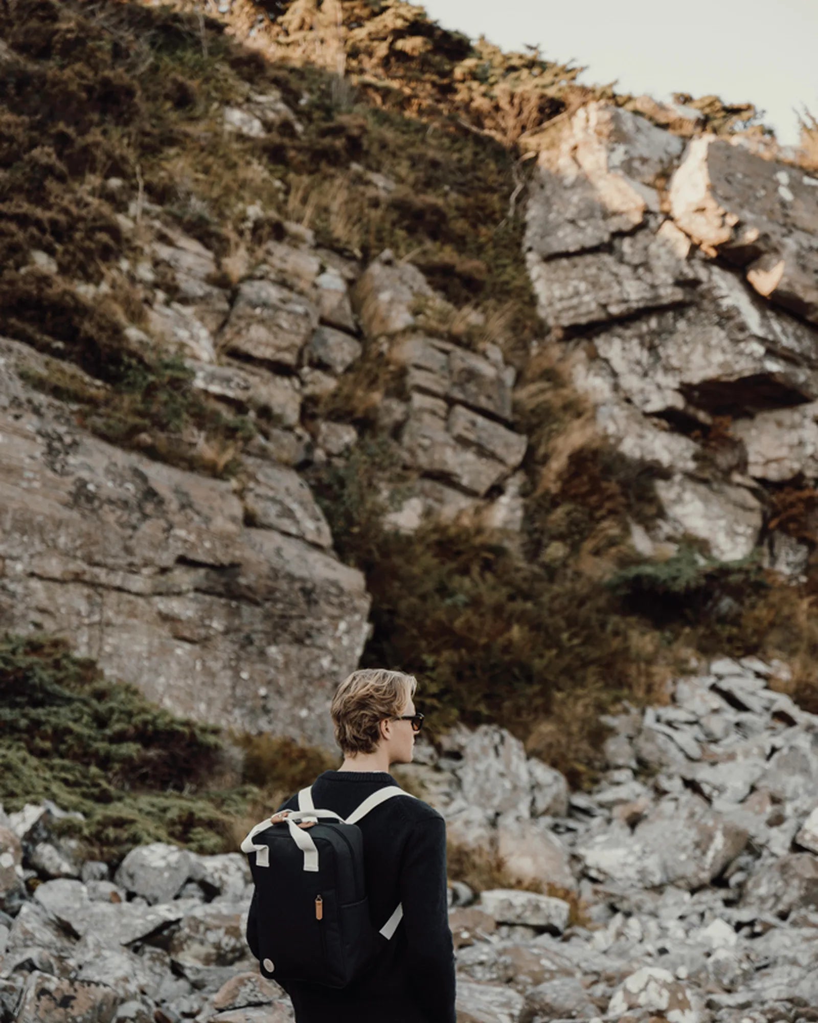 Custom recycled polyester backpack Vinga Sortino - 6