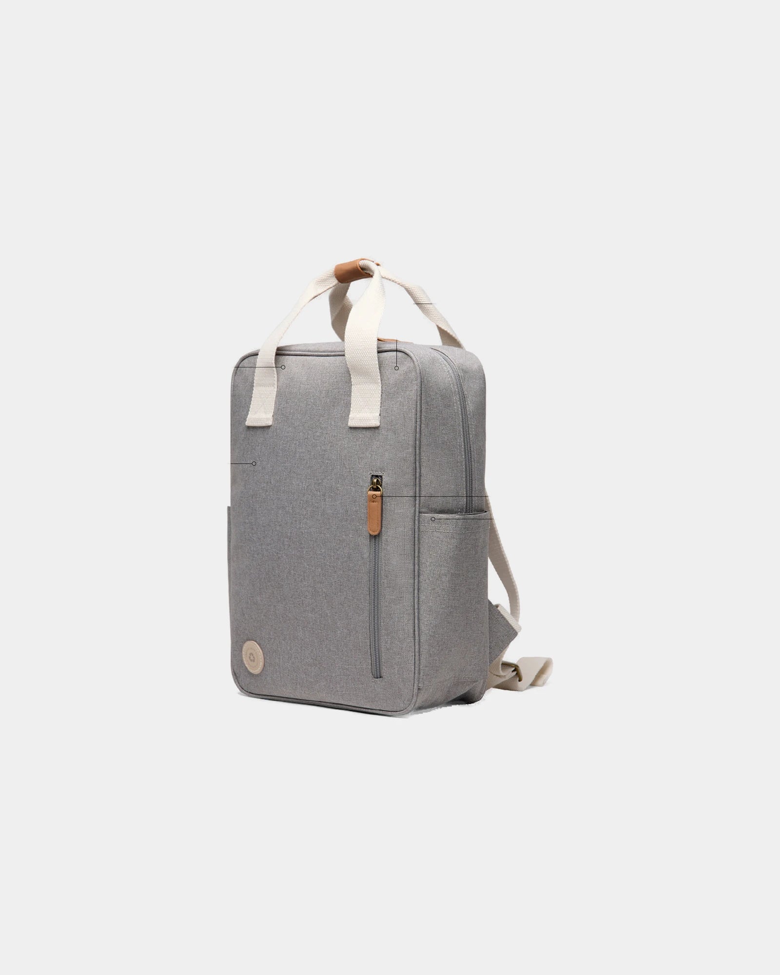 Custom recycled polyester backpack Vinga Sortino - 13