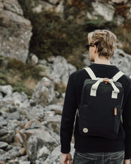 Custom recycled polyester backpack Vinga Sortino - 8