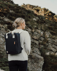 Custom recycled polyester backpack Vinga Sortino - 7