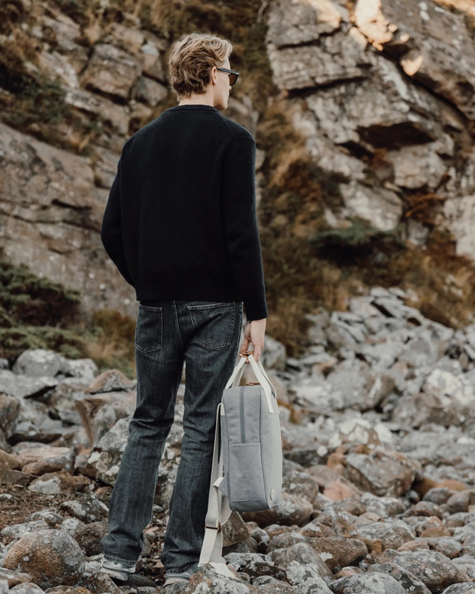 Custom recycled polyester backpack Vinga Sortino - 14