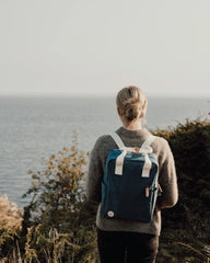Custom recycled polyester backpack Vinga Sortino - 23