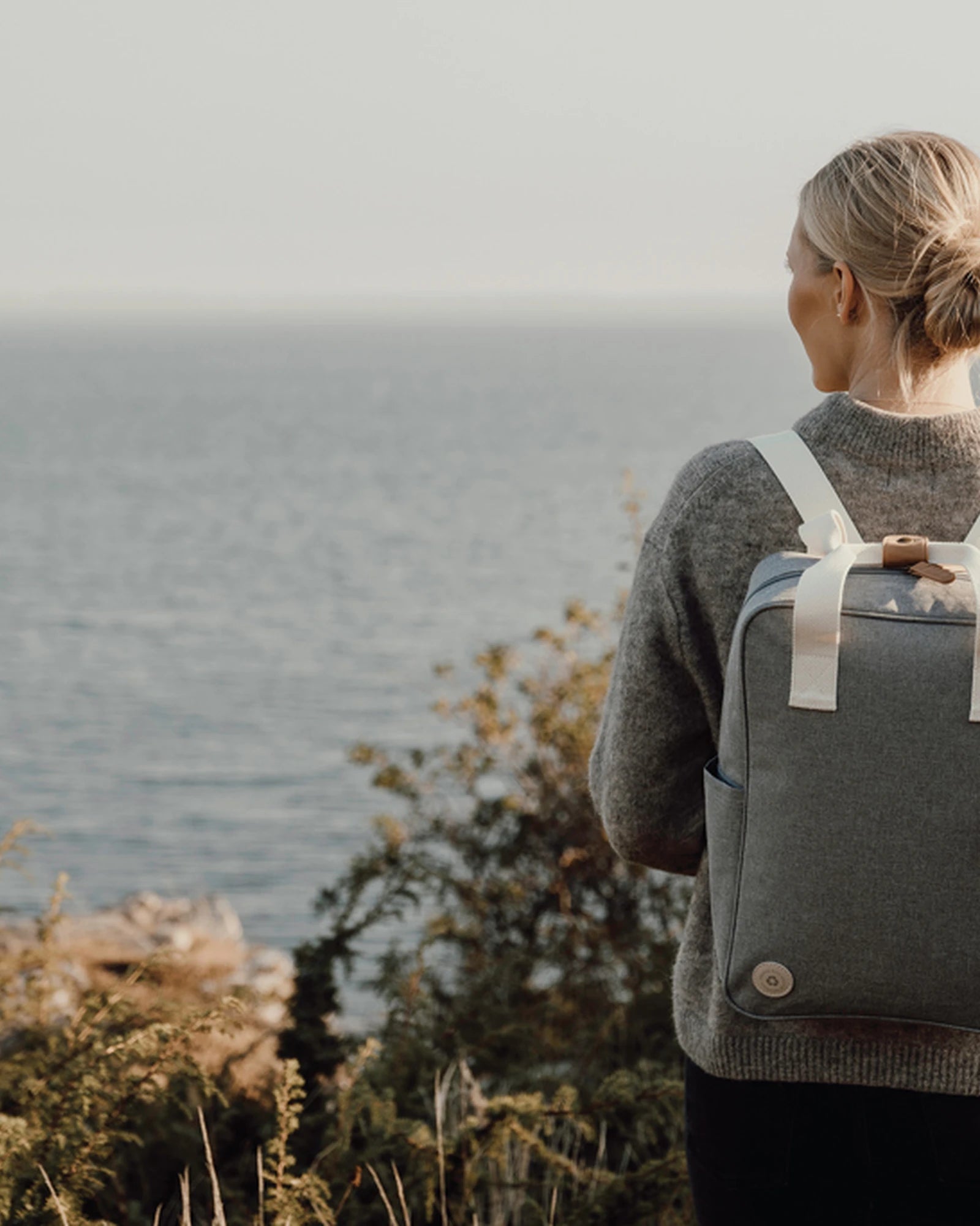 Custom recycled polyester backpack Vinga Sortino - 15