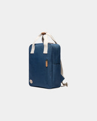 Custom recycled polyester backpack Vinga Sortino - Blue