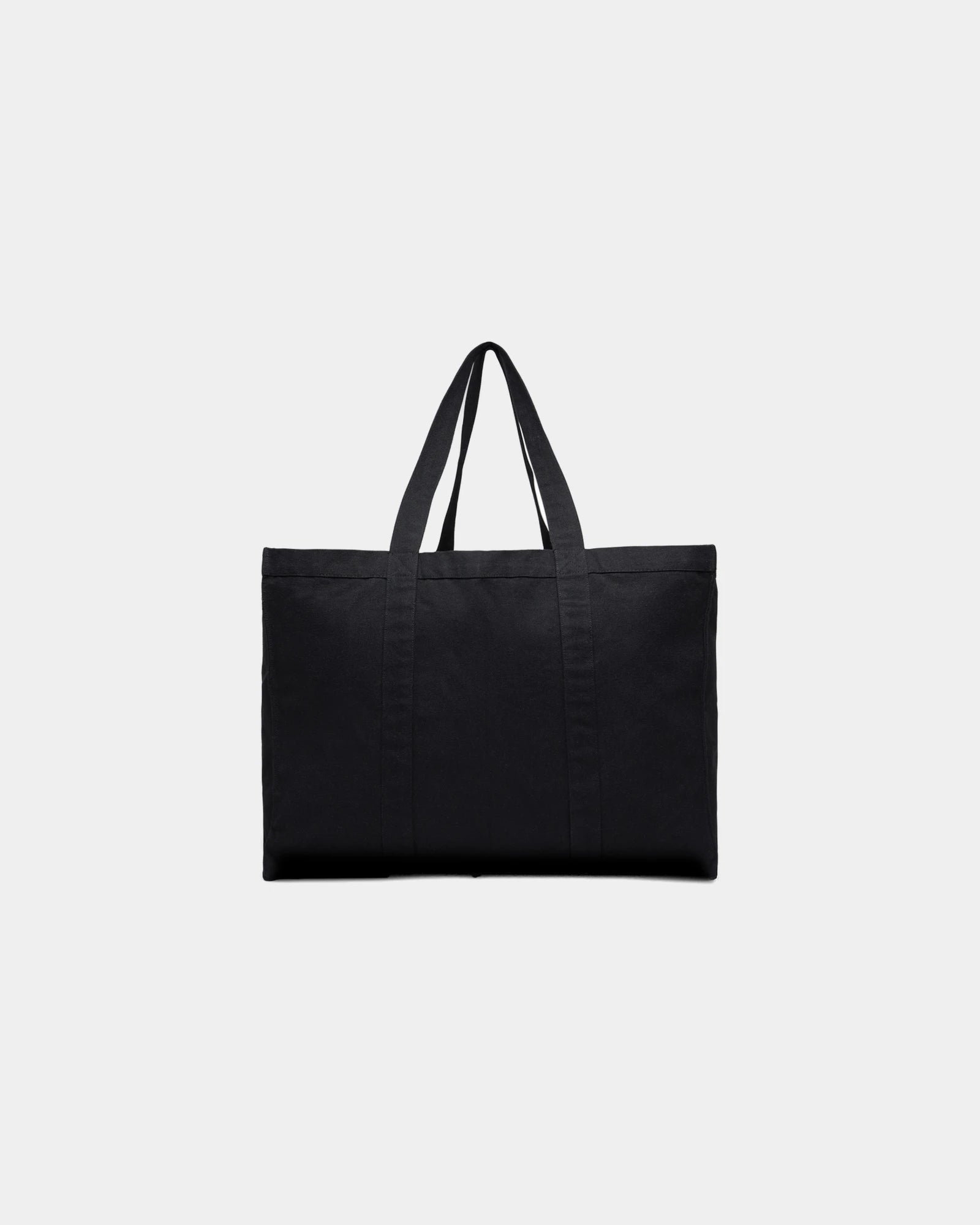 Custom promotional recycled canvas shopping bag Vinga Hilo - Black