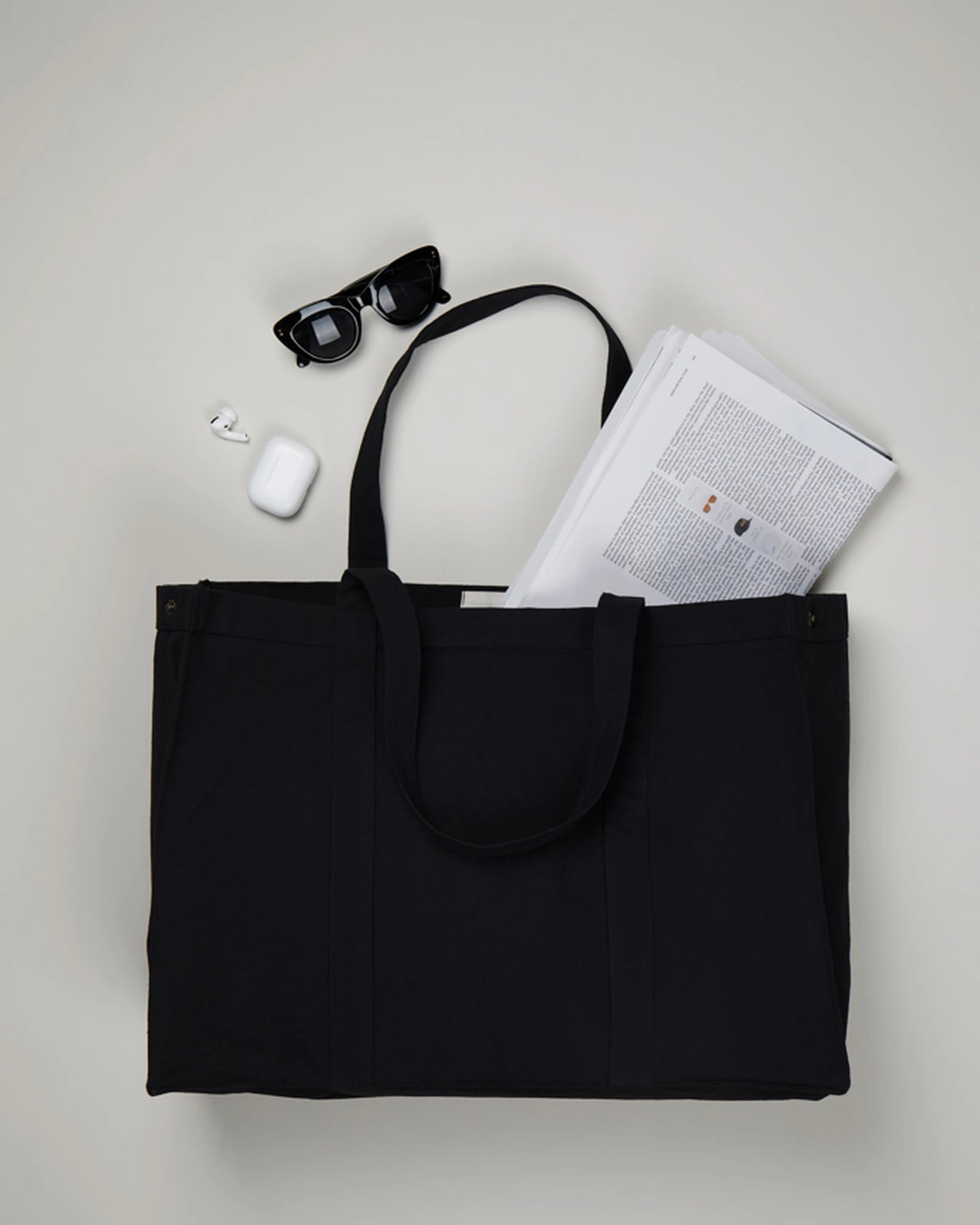 Custom promotional recycled canvas shopping bag Vinga Hilo - 2