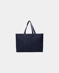 Custom promotional recycled canvas shopping bag Vinga Hilo - Navy