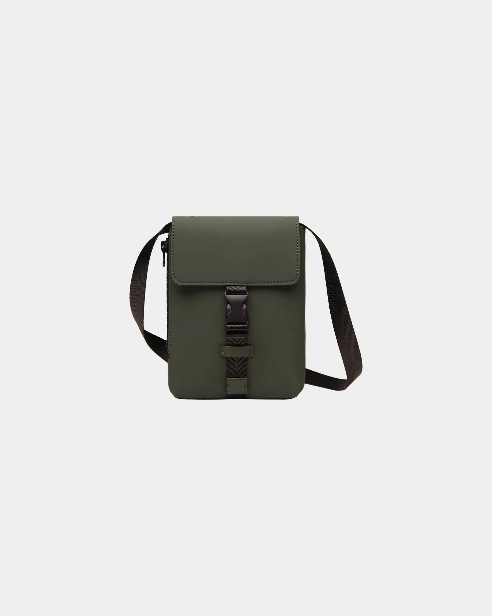 Custom recycled polyester shoulder bag Vinga Baltimore - Green