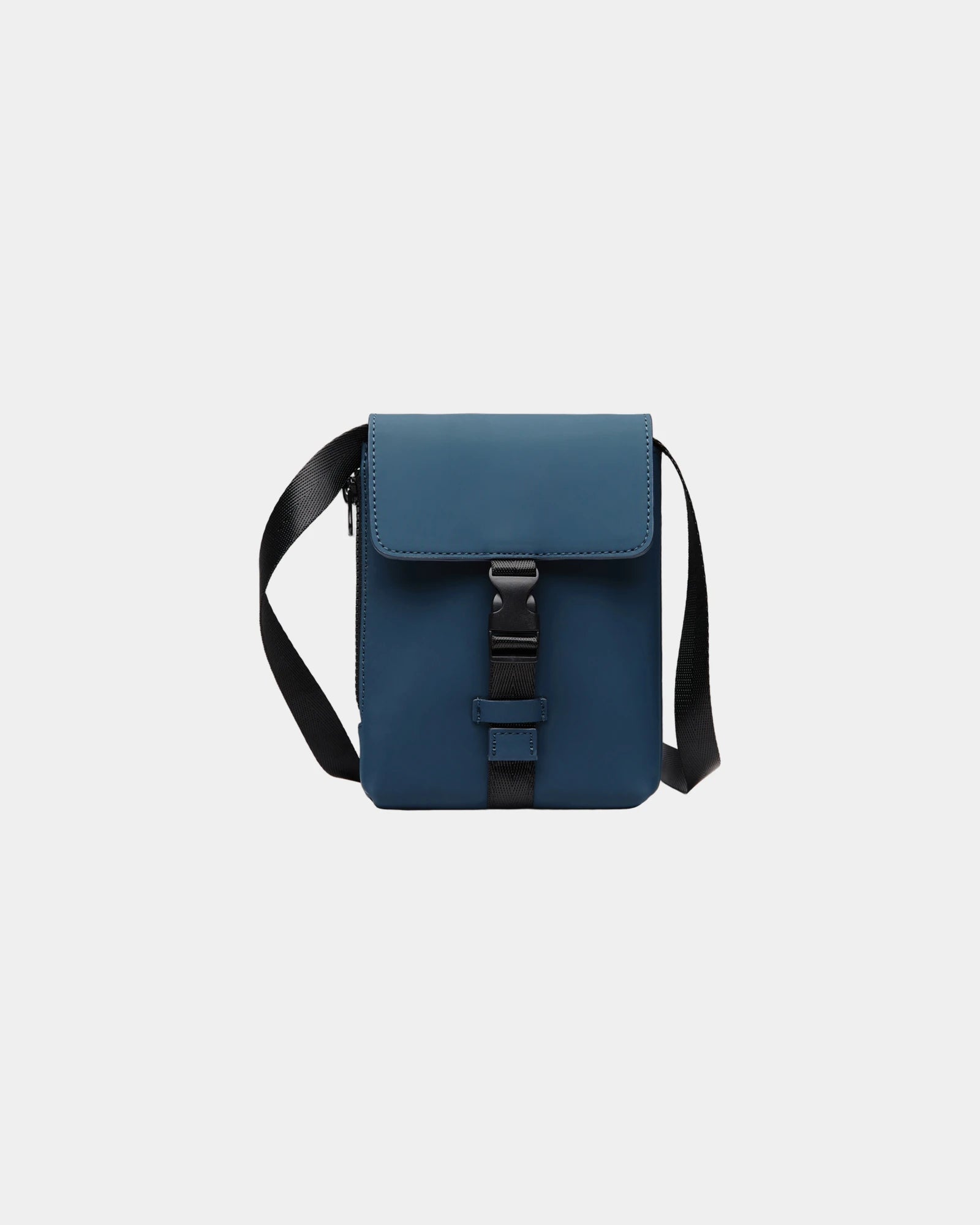 Custom recycled polyester shoulder bag Vinga Baltimore - Navy
