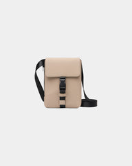 Custom recycled polyester shoulder bag Vinga Baltimore - Greige