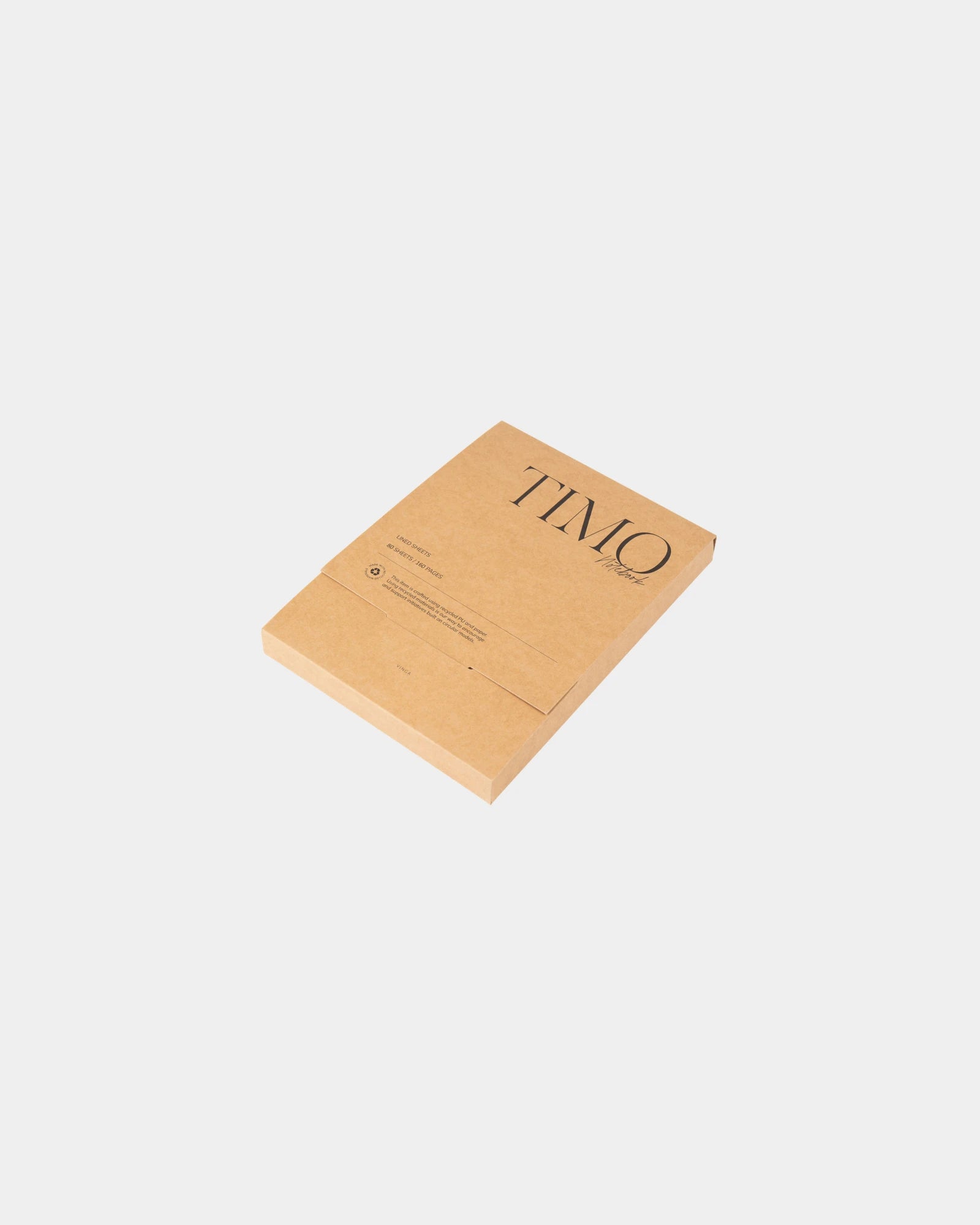 Custom recycled polyester notebook Vinga Timo - 1