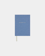 Custom GRS recycled paper A5 notebook Vinga One Memory - Blue