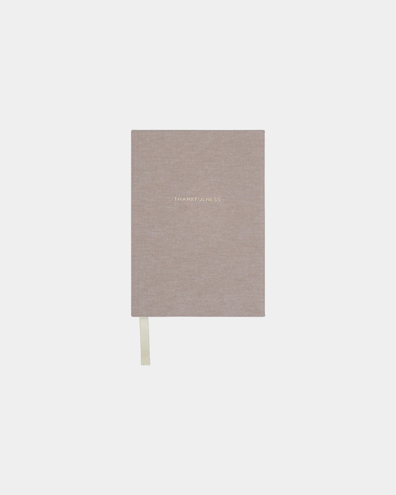 Custom GRS recycled paper notebook Vinga Thankfulness - Beige