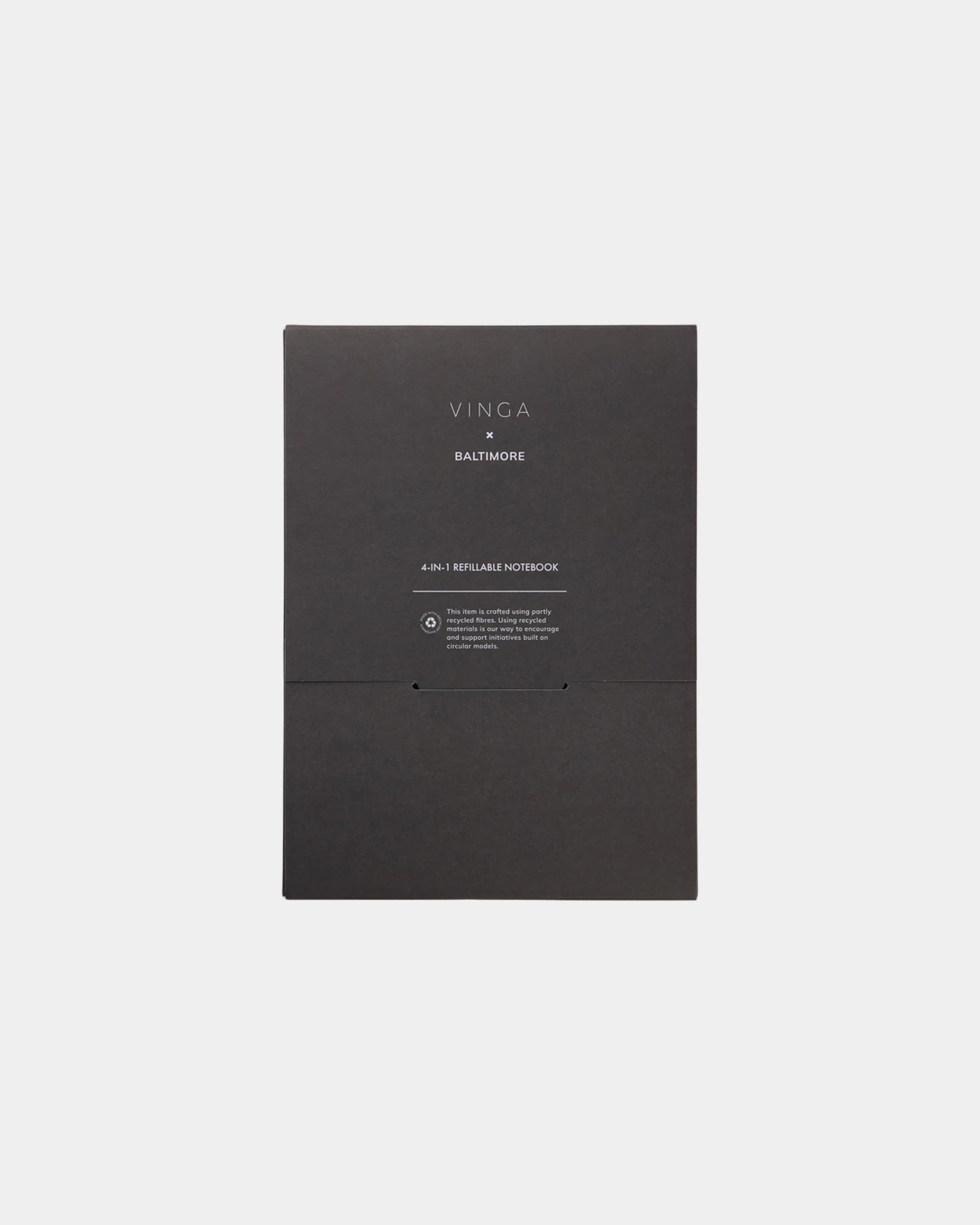 Custom recycled paper notebook Vinga Baltimore RCS - 15