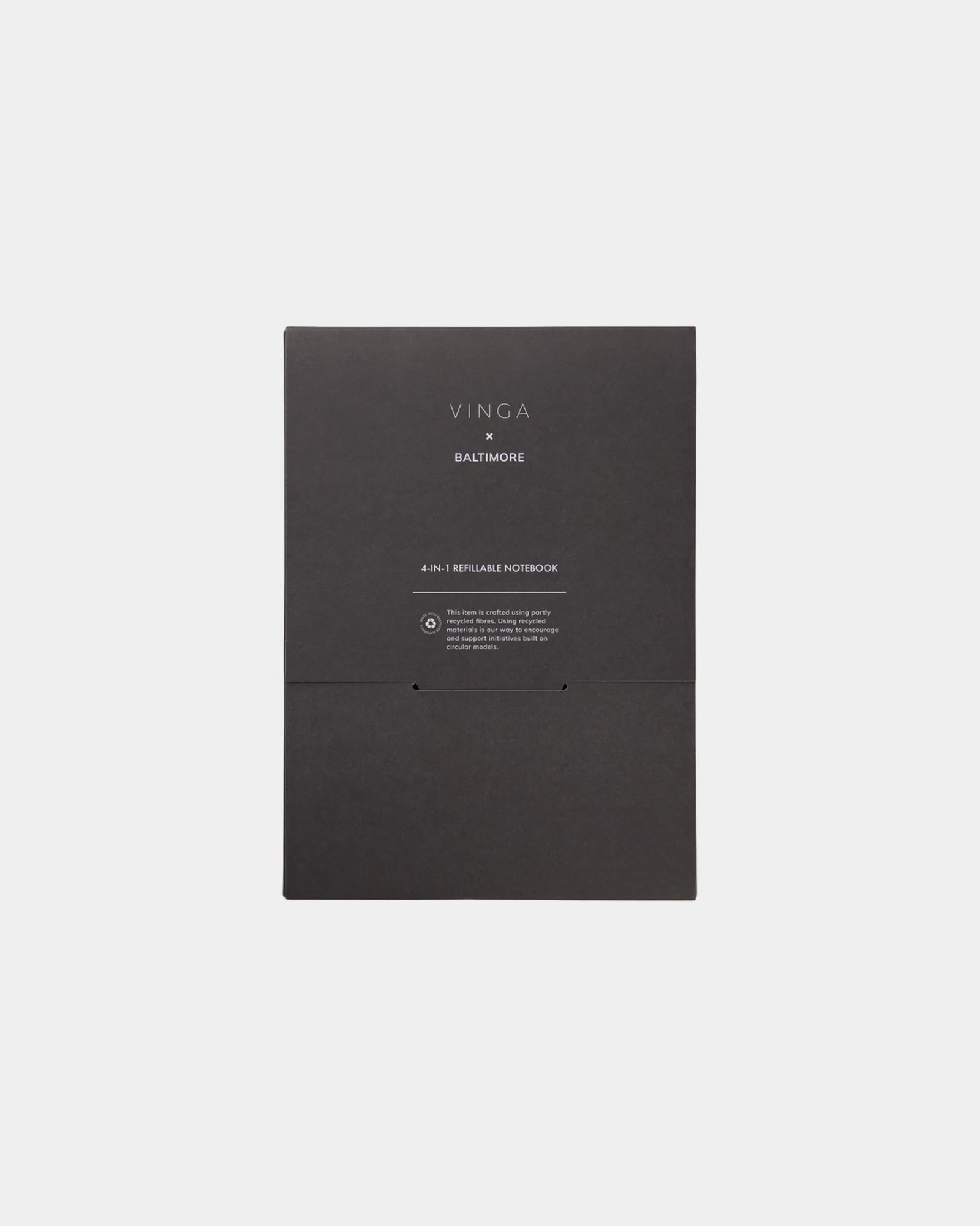 Custom recycled paper notebook Vinga Baltimore RCS - 8