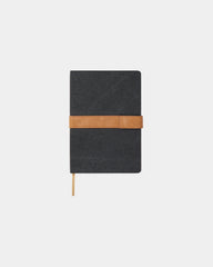 Custom recycled paper notebook Vinga Bosler - Black