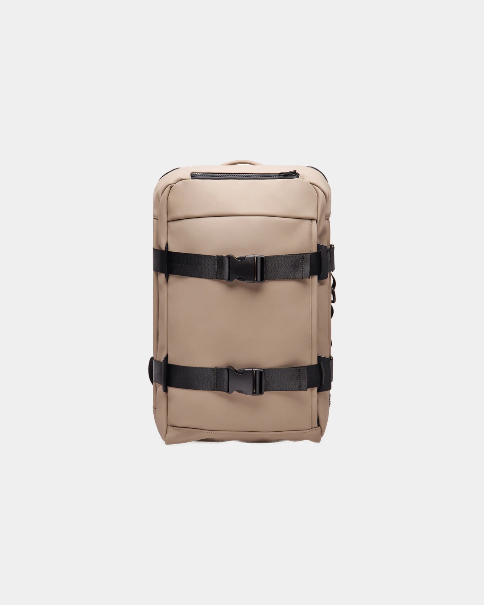 Custom recycled polyester backpack Vinga Baltimore - Greige