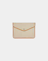 Custom promotional recycled polyester laptop sleeve Vinga Bosler - Beige