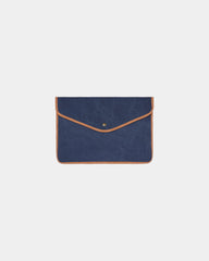 Custom promotional recycled polyester laptop sleeve Vinga Bosler - Navy