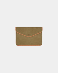 Custom recycled polyester laptop sleeve Vinga Bosler - Green