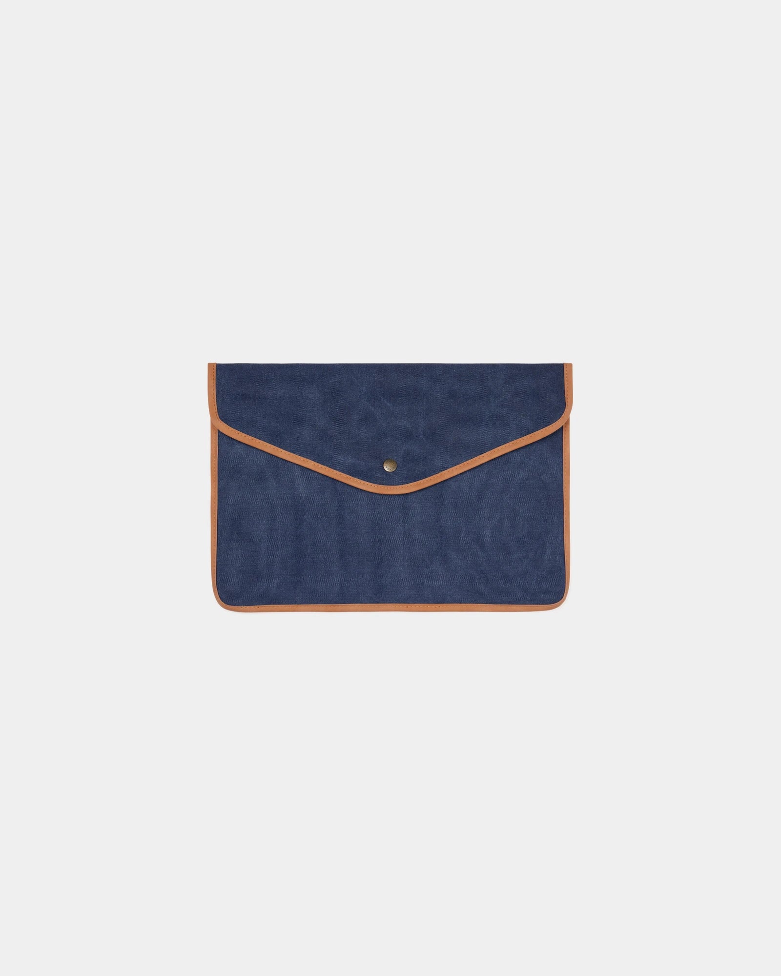 Custom recycled polyester laptop sleeve Vinga Bosler - Navy