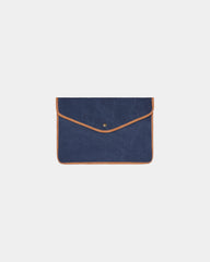Custom recycled polyester laptop sleeve Vinga Bosler - Navy