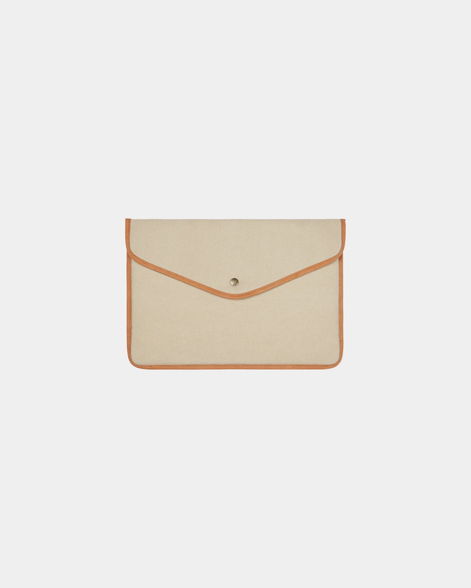 Custom recycled polyester laptop sleeve Vinga Bosler - Beige