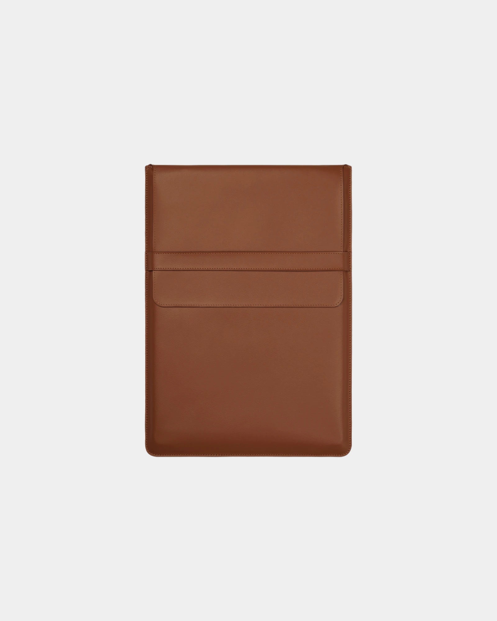 Custom recycled polyester laptop sleeve Vinga Timo - Brown