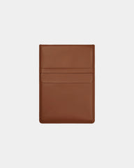 Custom recycled polyester laptop sleeve Vinga Timo - Brown