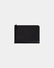 Custom recycled polyester laptop sleeve Vinga Marlow - Black