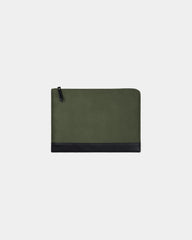 Custom recycled polyester laptop sleeve Vinga Marlow - Green