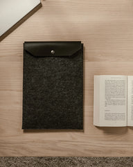 Custom recycled felt laptop sleeve Vinga Albon 15" - 6