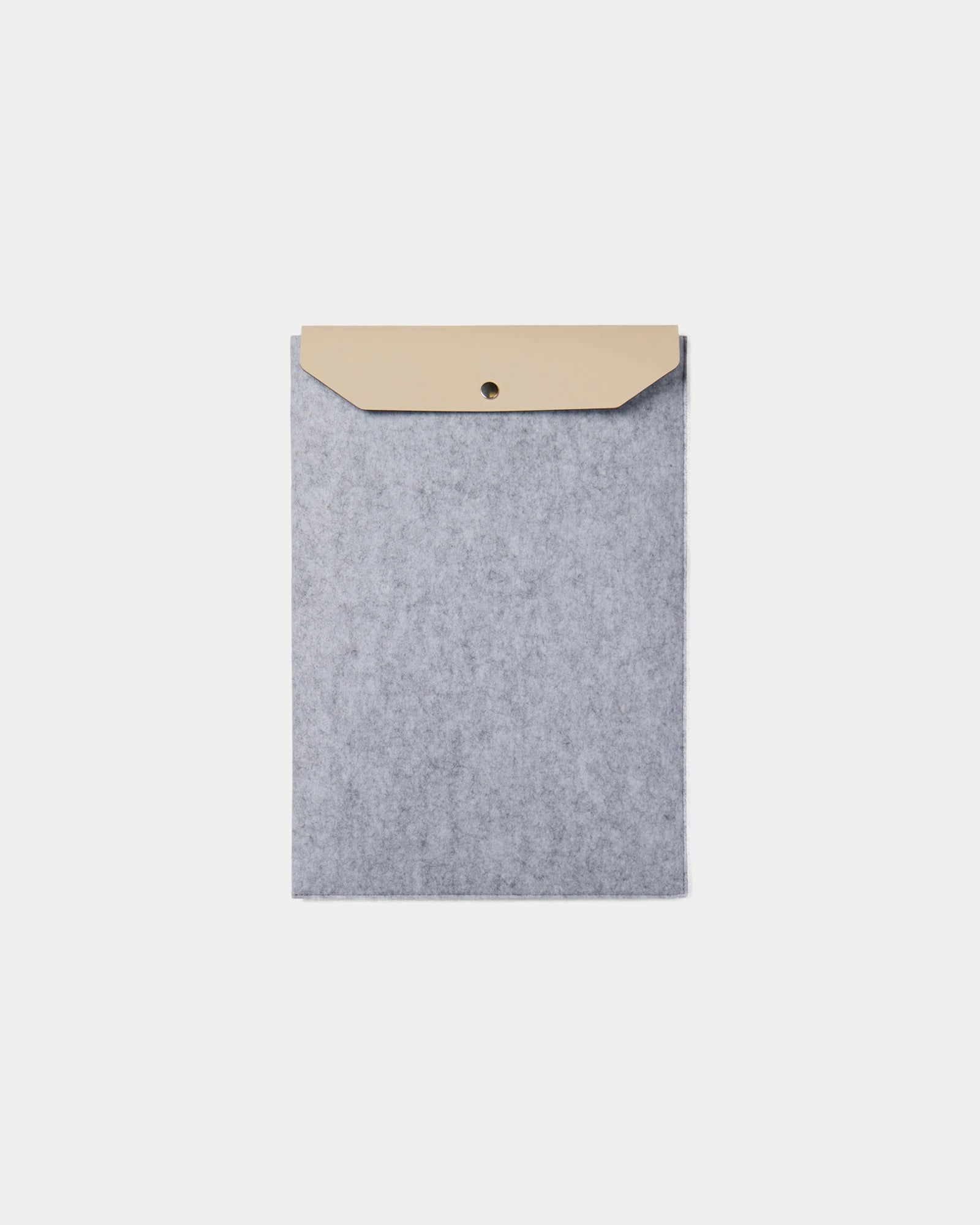 Custom recycled felt laptop sleeve Vinga Albon 15" - Grey
