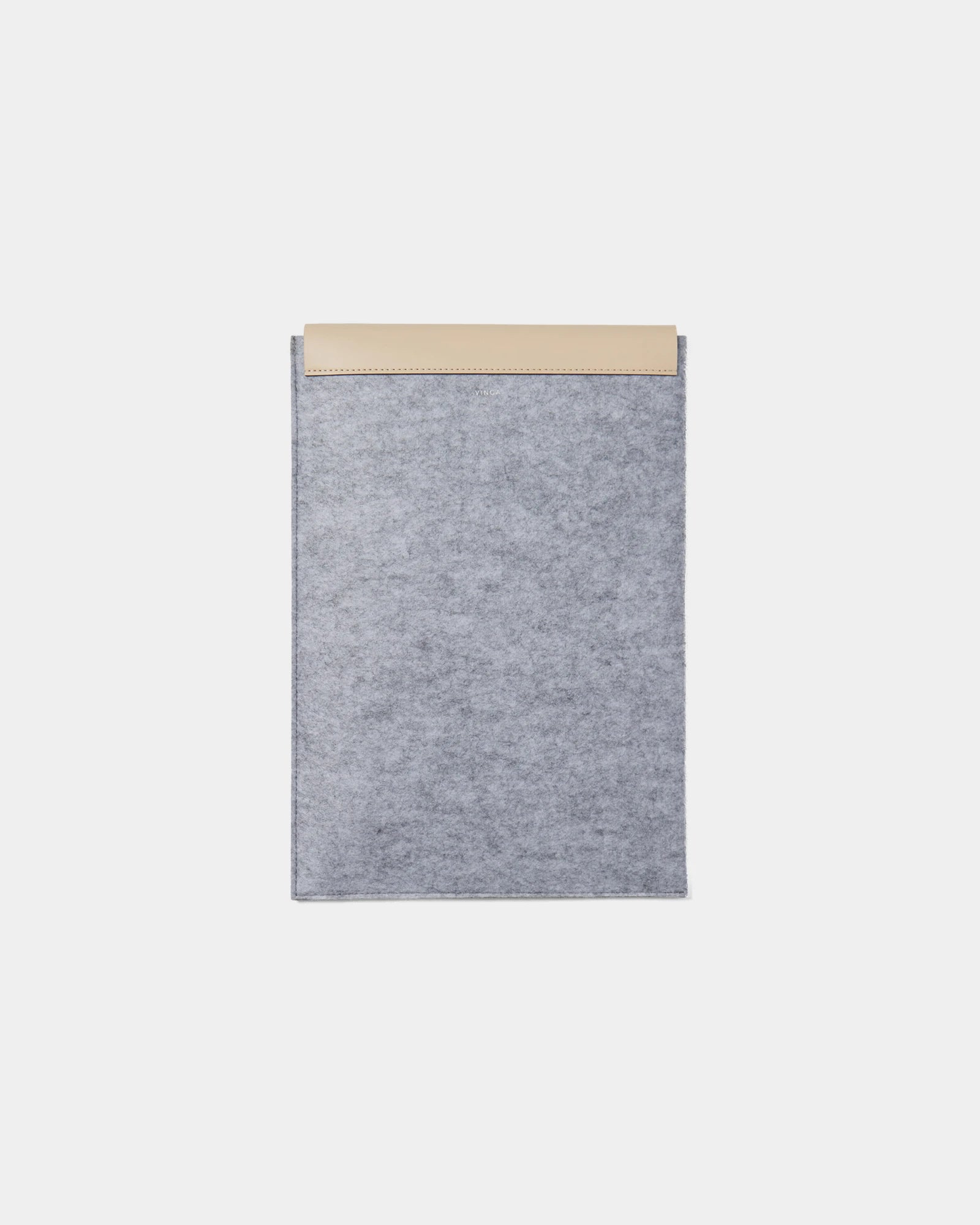 Custom recycled felt laptop sleeve Vinga Albon 15" - 8