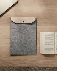 Custom recycled felt laptop sleeve Vinga Albon 15" - 12