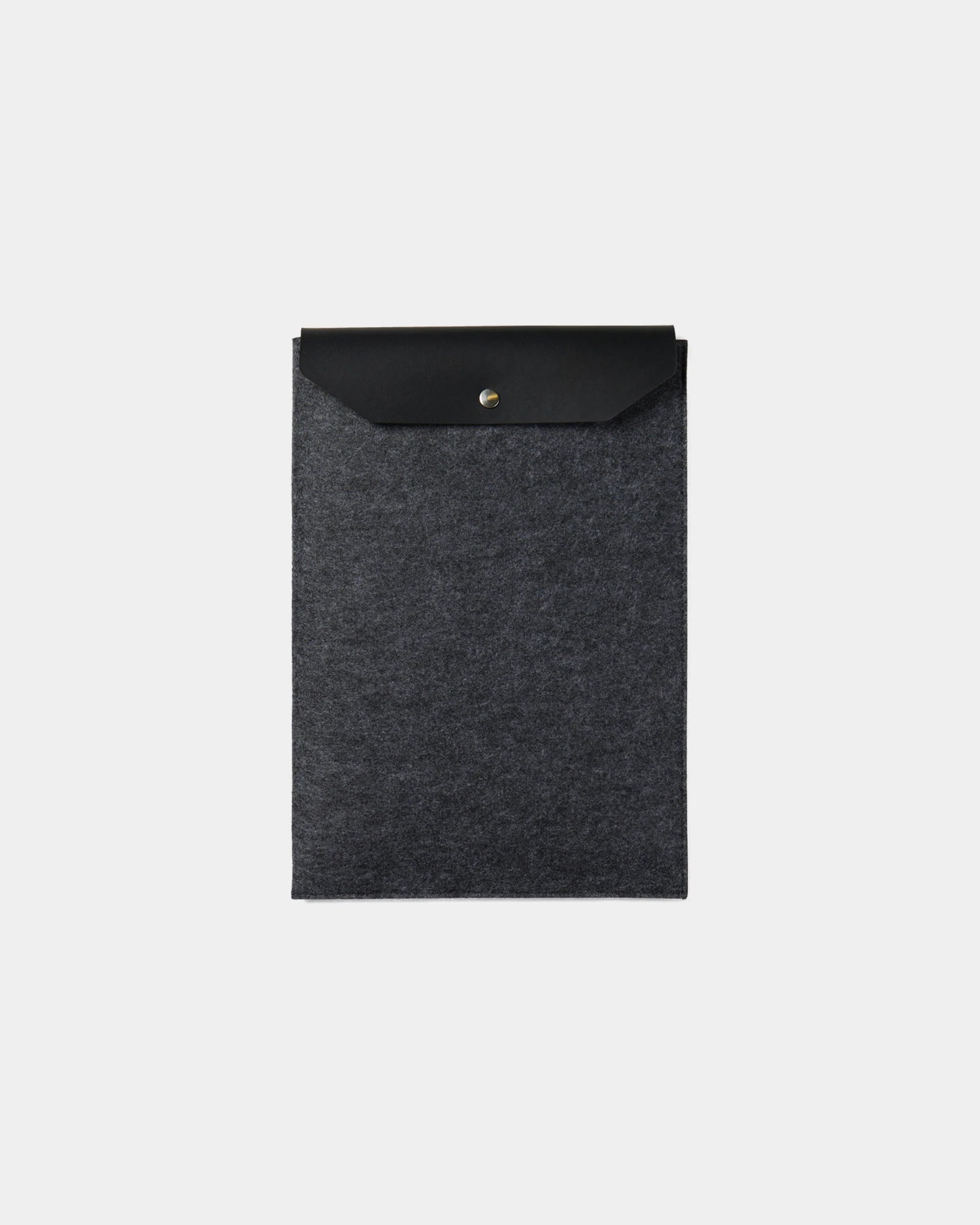 Custom recycled felt laptop sleeve Vinga Albon 15" - Black