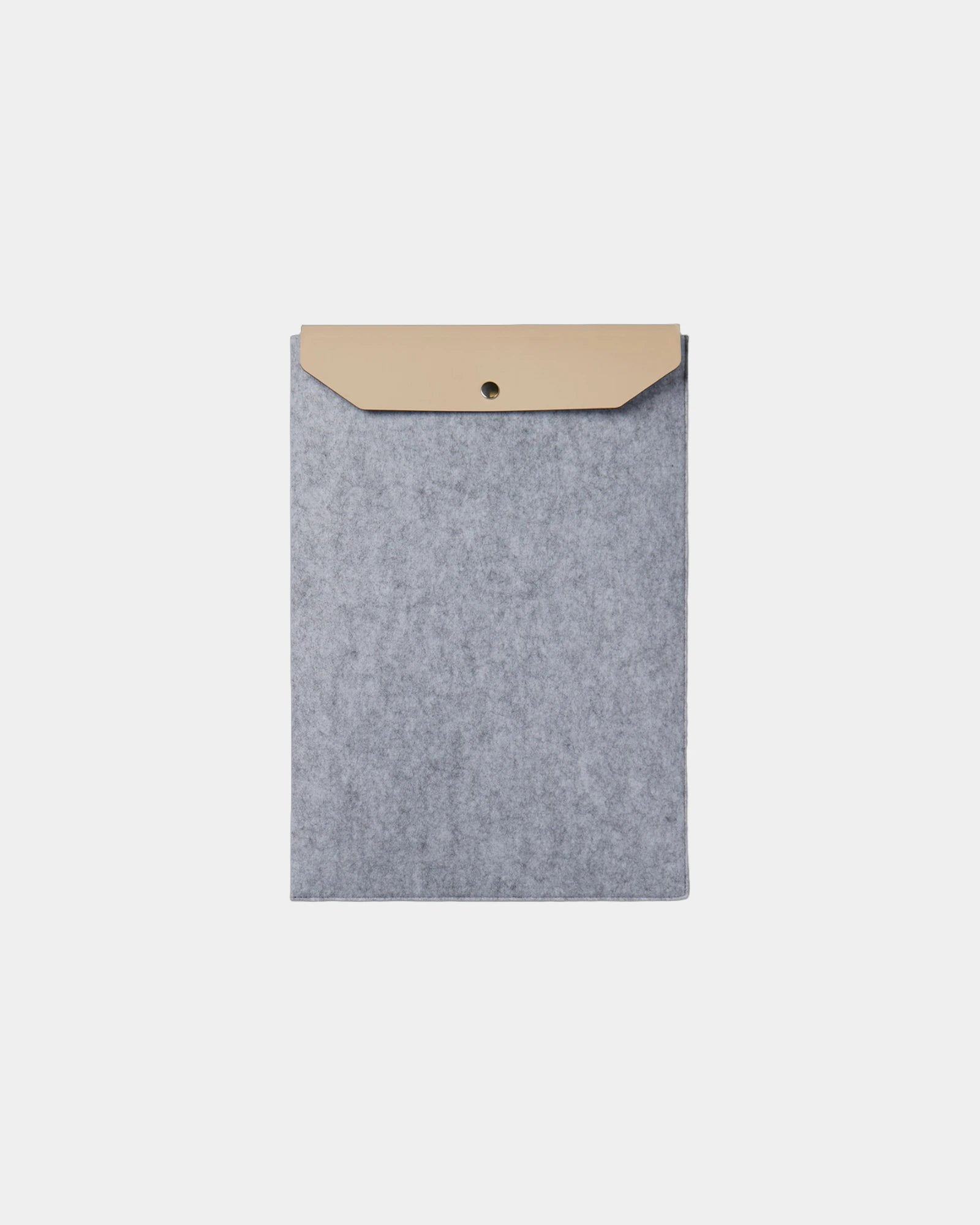 Custom recycled felt laptop sleeve Vinga Albon 17" - Grey