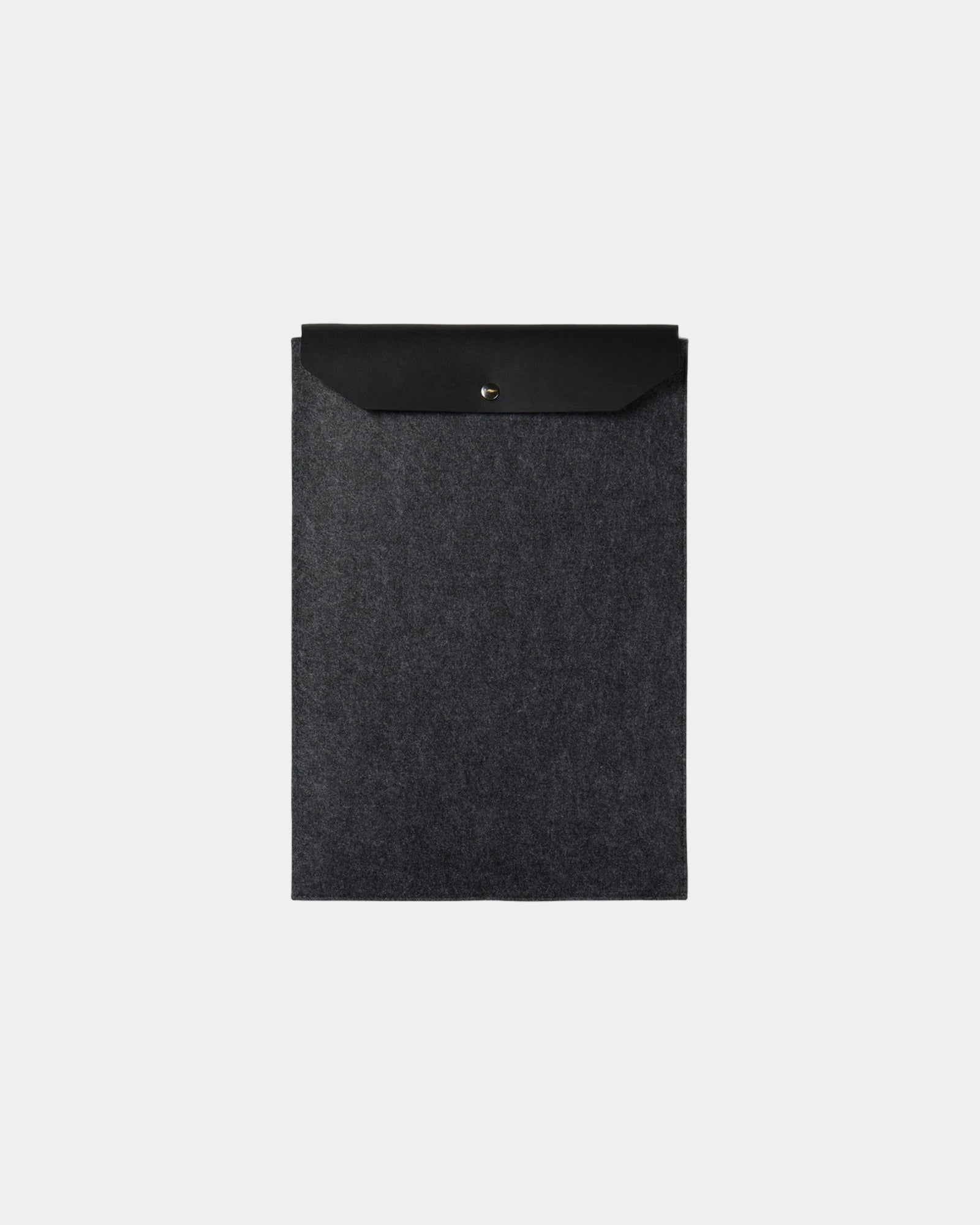 Custom recycled felt laptop sleeve Vinga Albon 17" - Black
