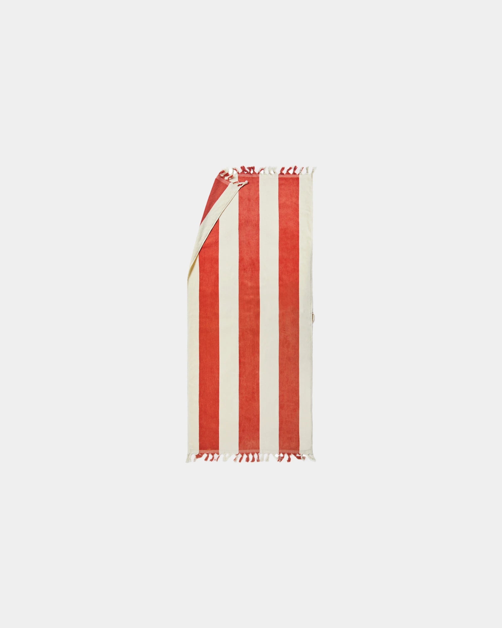 Custom eco-friendly beach towel Vinga Valmer - Red