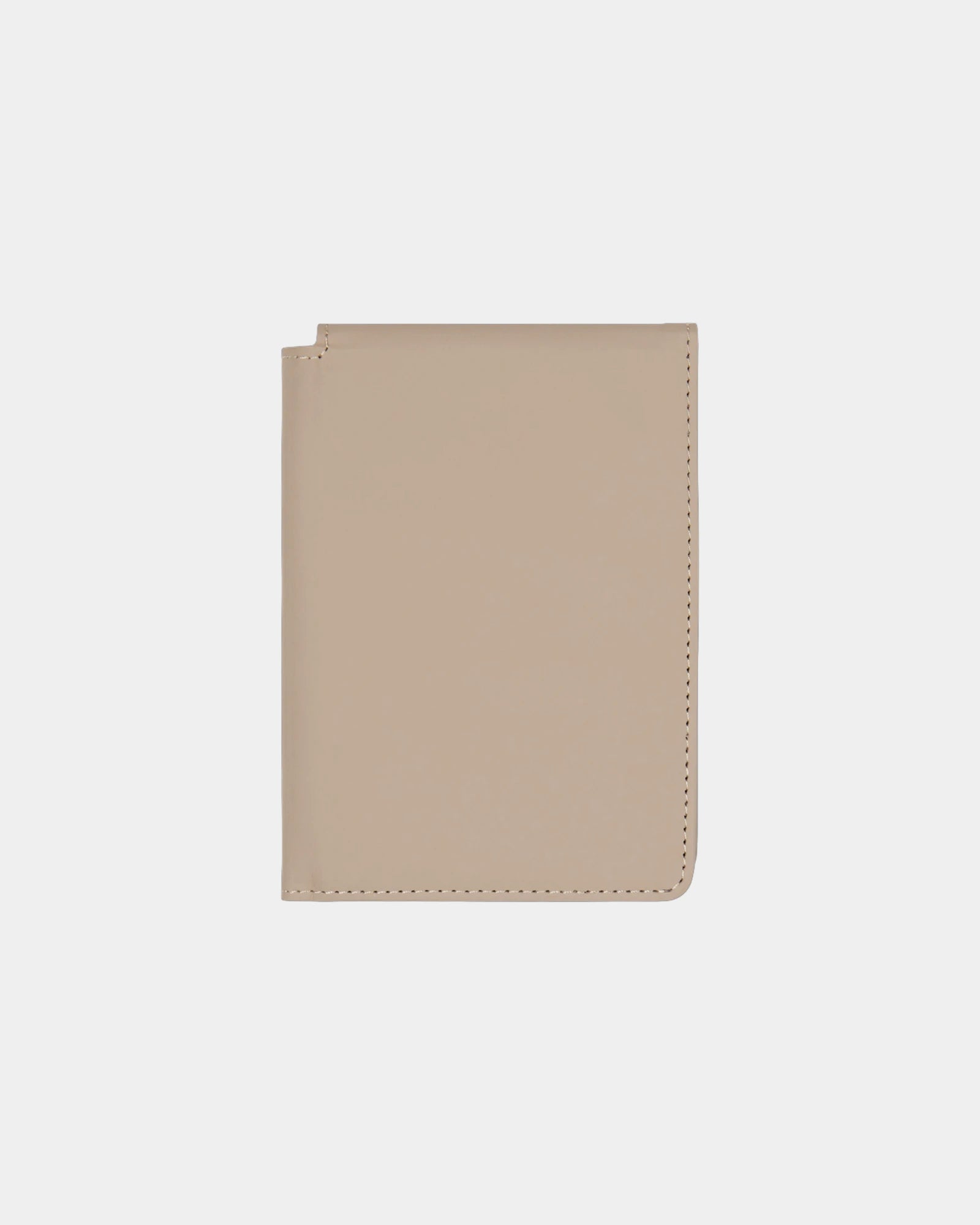 Custom recycled PU passport holder Vinga Baltimore - Greige