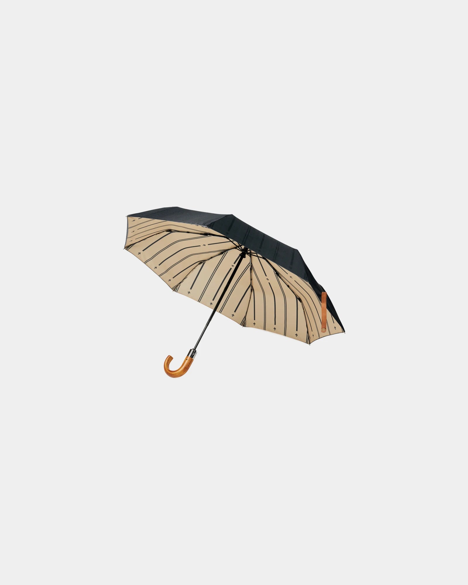 Custom rPET AWARE™ 21" umbrella Vinga Bosler - Black