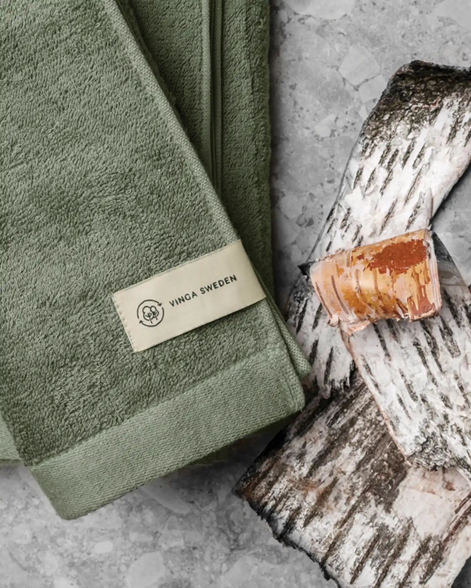 Custom eco-friendly towel Vinga Birch 70x140 - 15