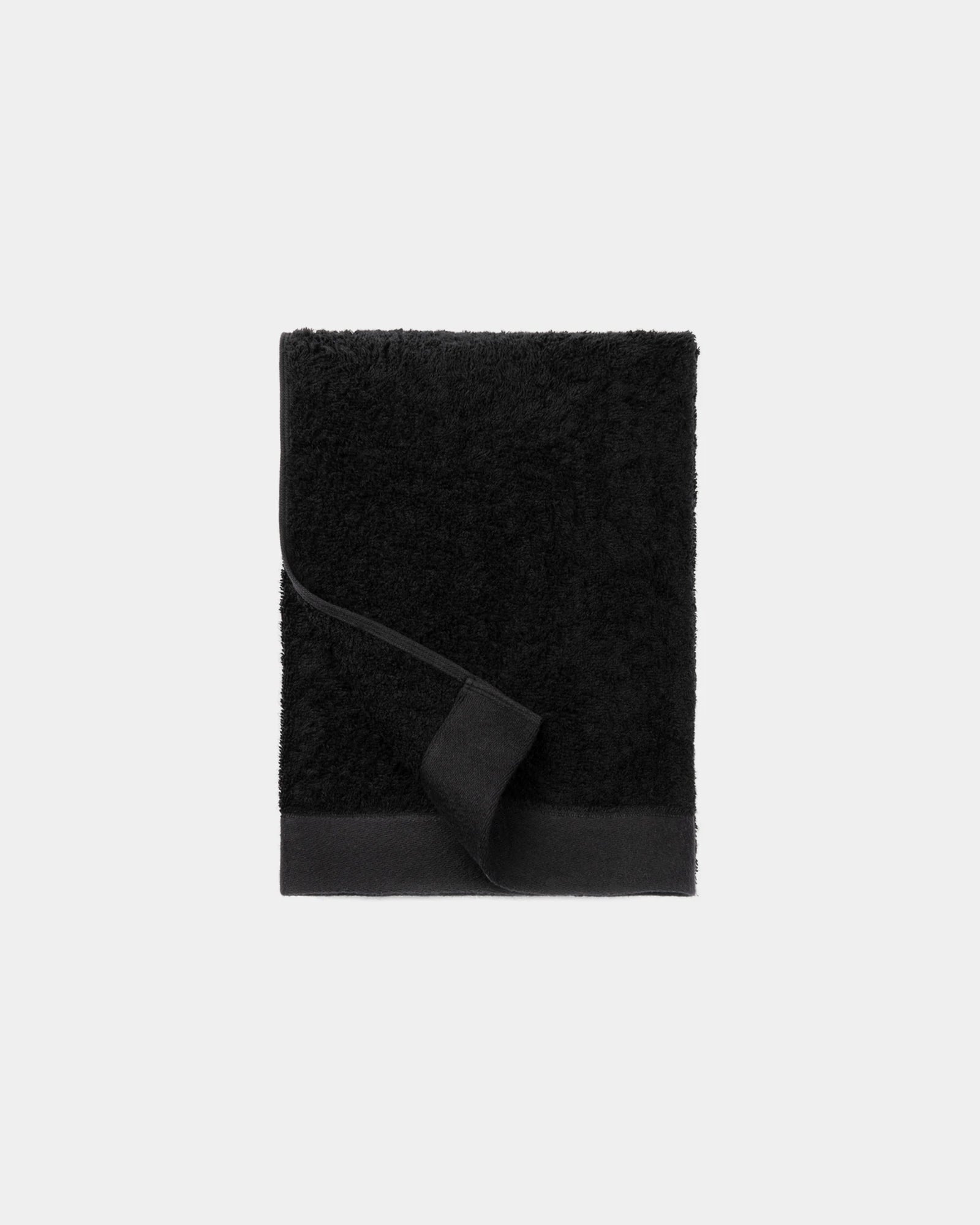 Custom eco-friendly towel Vinga Birch 70x140 - Black